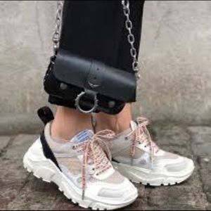 Zadig & Voltaire Future Sneakers size 38 (7.5) womens- worn once. Sold Out